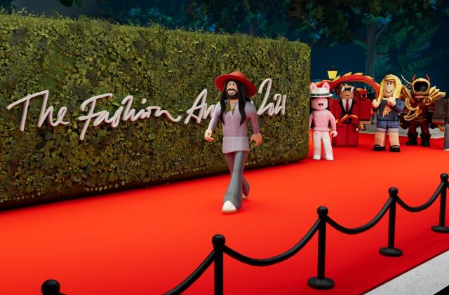 The British Fashion Council gave an award for the best Roblox design
