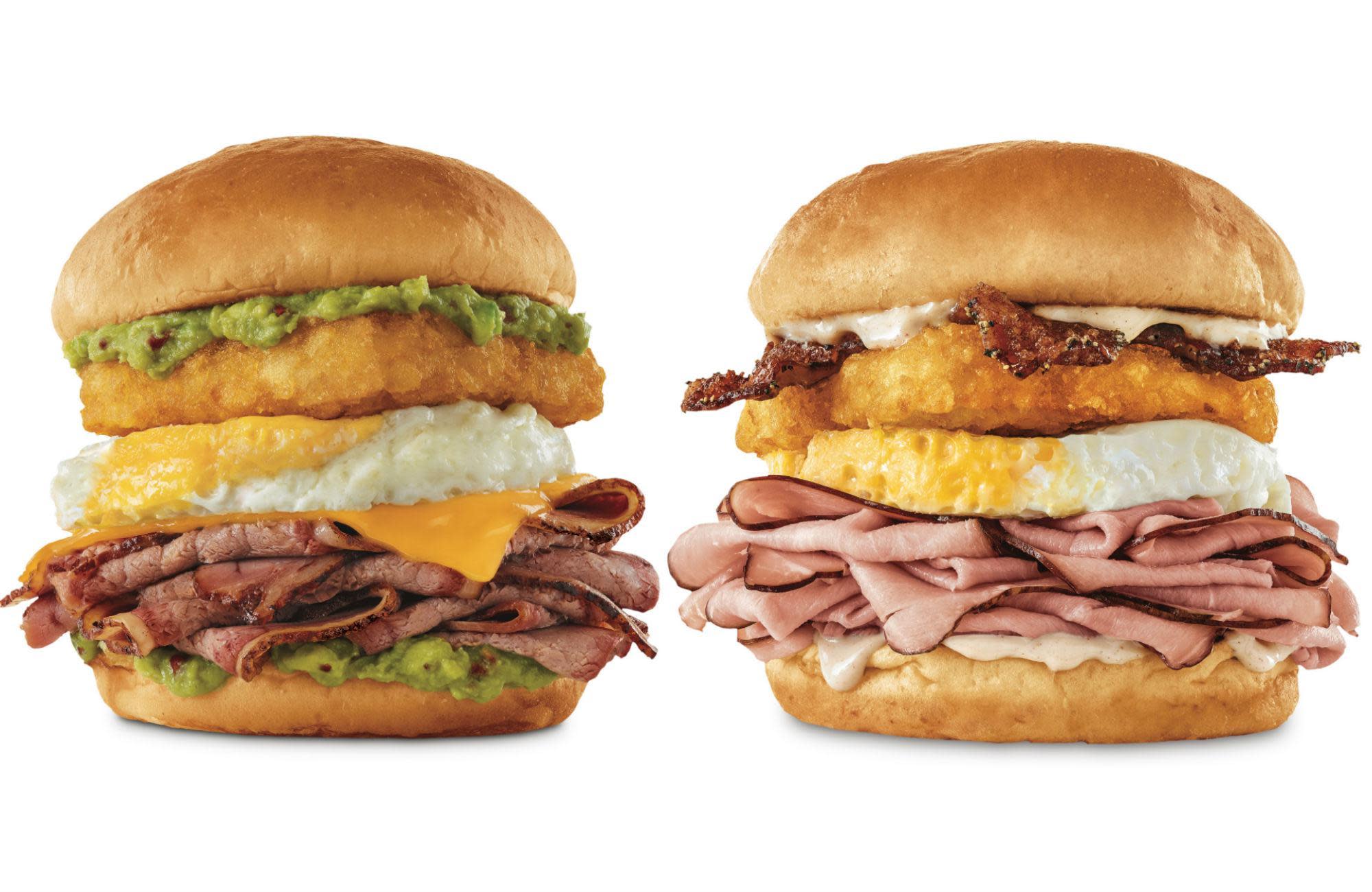 Arby’s new sandwich has all the brunch essentials stacked skyhigh