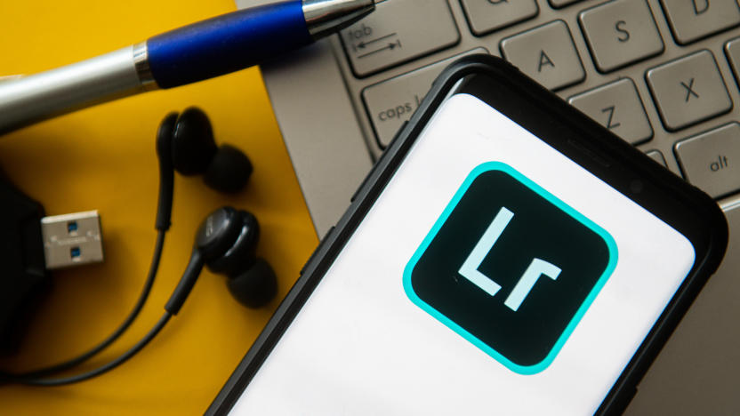 POLAND - 2020/10/20: In this photo illustration a Adobe Lightroom logo seen displayed on a smartphone. (Photo Illustration by Mateusz Slodkowski/SOPA Images/LightRocket via Getty Images)