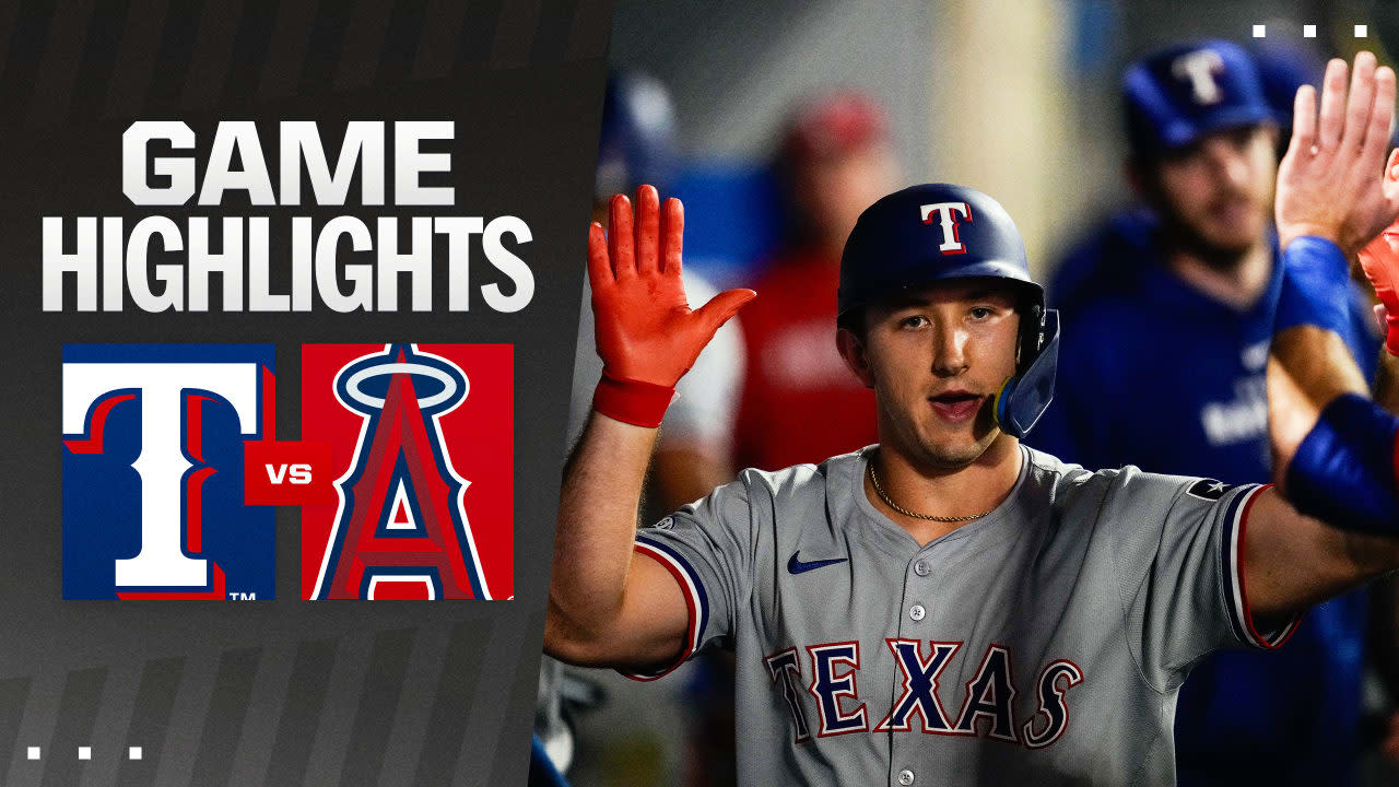 Rangers vs. Angels Highlights