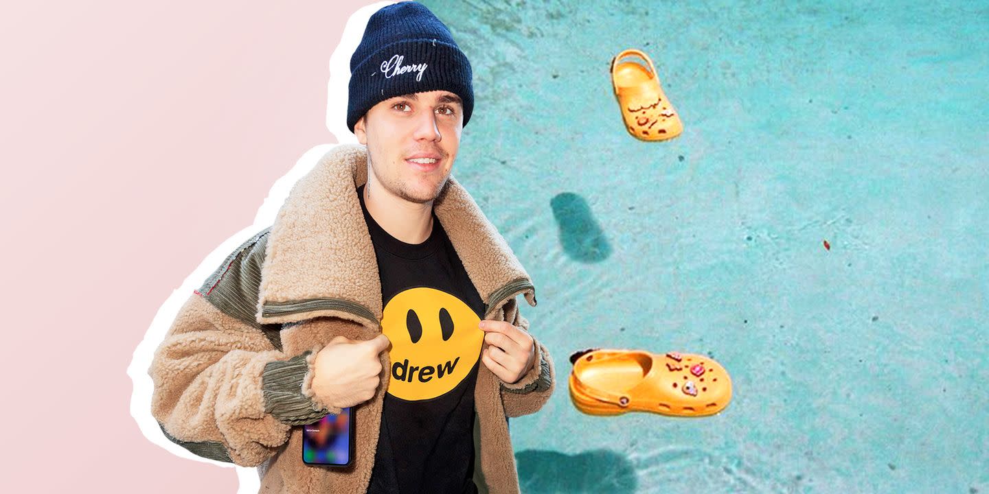 finish line justin bieber crocs