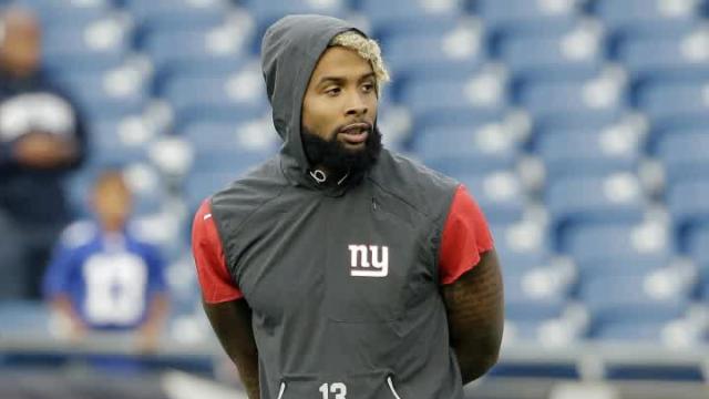 Odell Beckham declared inactive for Sunday night's game