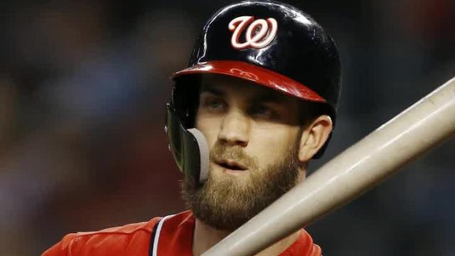Bryce Harper puts Yankees talk to rest: 'I'm a National now'