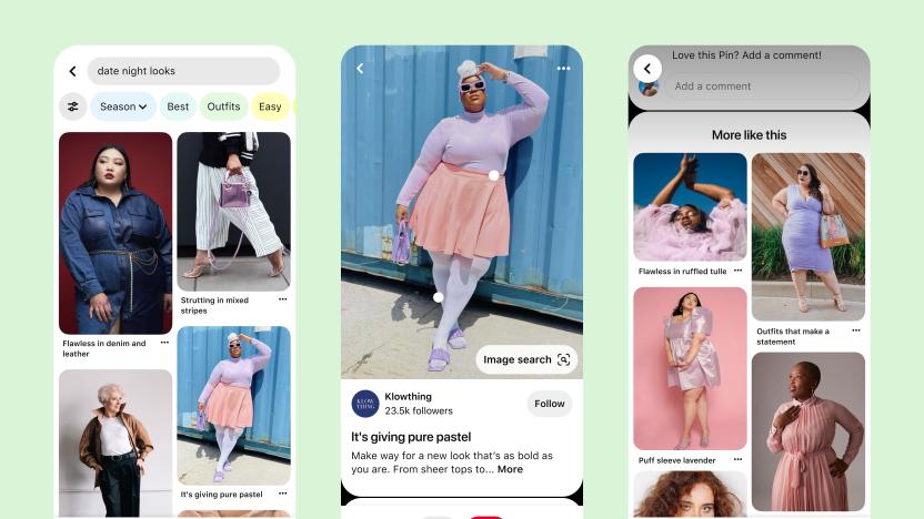 Pinterest is trying to increase the visibility of plus-size fashion on its platform.