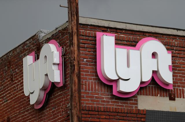 The Lyft <LYFT.O> Driver Hub is seen in Los Angeles, California, U.S., March 20, 2019.  REUTERS/Lucy Nicholson