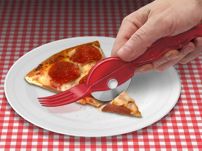 You Can Buy A Combo Fork And Pizza Cutter On Kickstarter