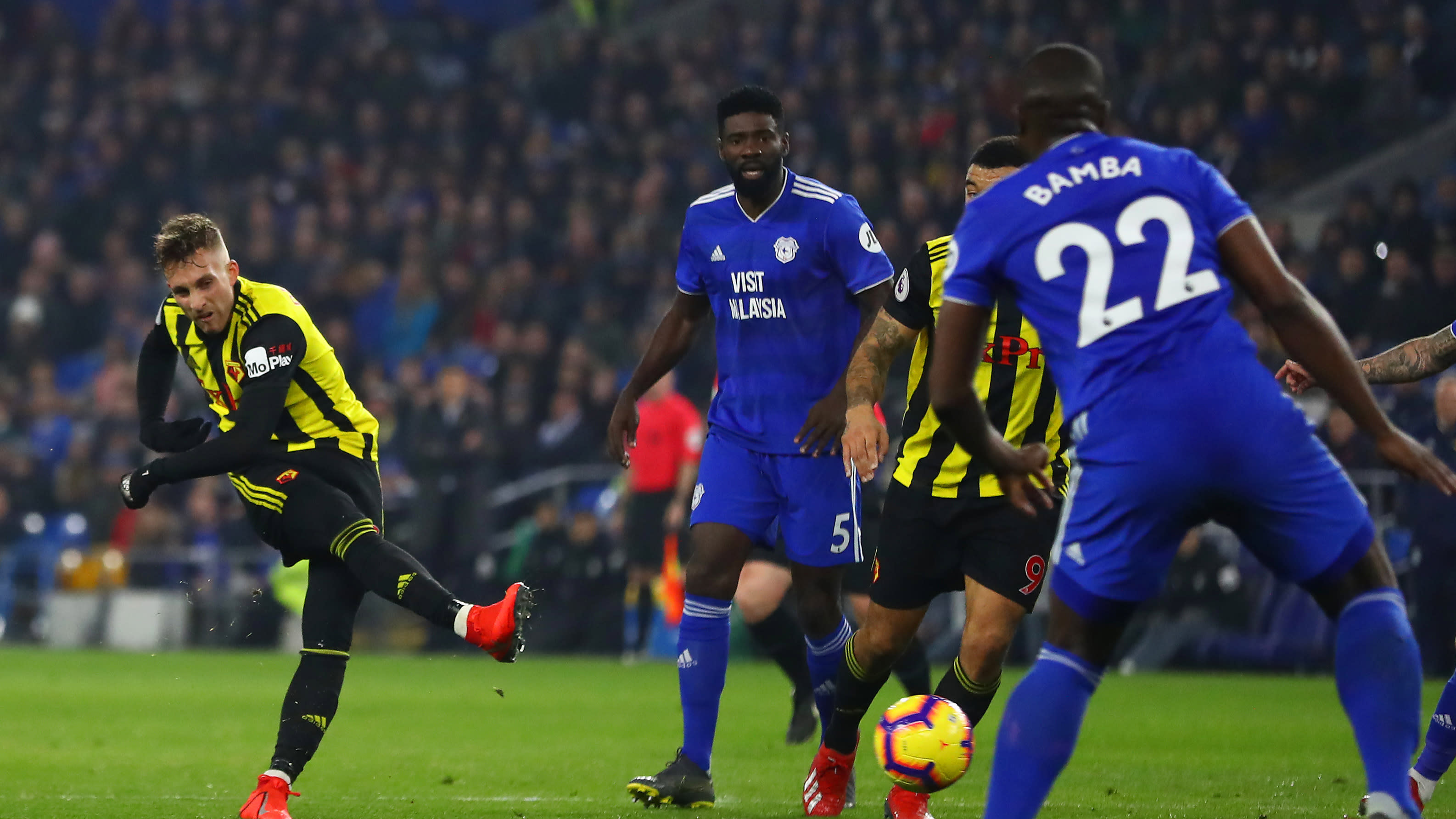 Highlights: Watford 5, Cardiff City 1