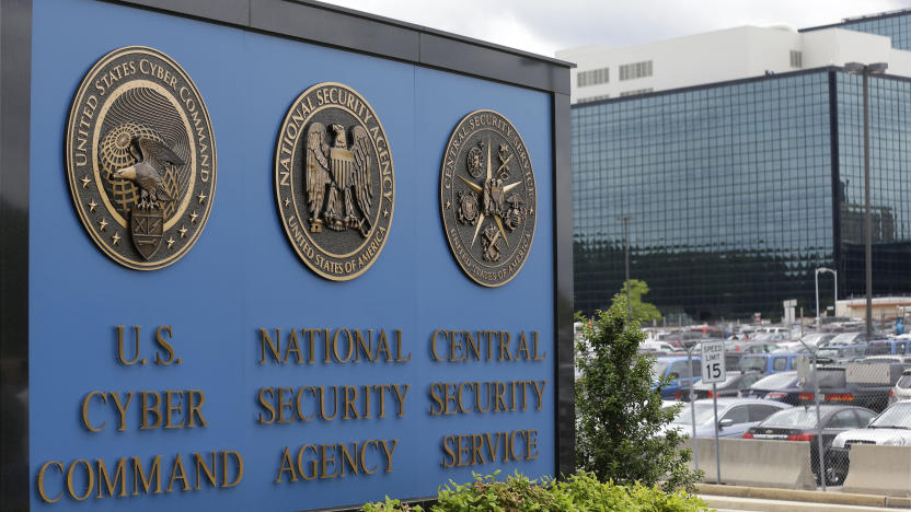 FILE - In his June 6, 2013 file photo, the National Security Agency (NSA) campus in Fort Meade, Md. The Senate on Wednesday, June 22, 2016, blocked an expansion of the government's power to investigate suspected terrorists, a victory for civil libertarians and privacy advocates emboldened after a National Security Agency contractor's revelations forced changes to surveillance of Americans. (AP Photo/Patrick Semansky, File)