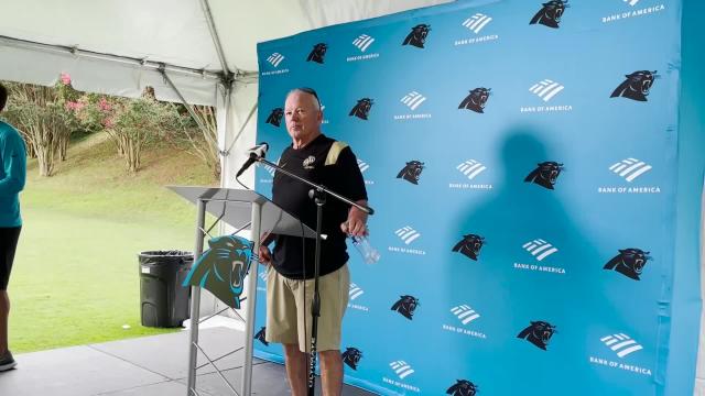 NFL's Carolina Panthers host Gaffney football in joint practice