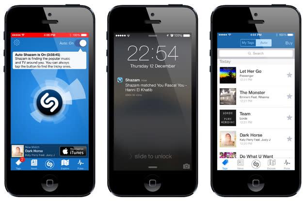 Shazam for iPhone can now listen for songs and shows in the background
