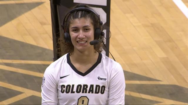 Colorado's Maya Tabron on finally playing in front of fans in Boulder: 'Definitely a great experience'