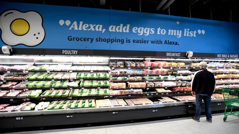 LONG BEACH, CA - MARCH 18: Amazon Fresh opened its first store in Long Beach on Thursday, March 18, 2021. The store is the eighth Amazon Fresh store to open in southern California, and the 12th in the country. (Photo by Brittany Murray/MediaNews Group/Long Beach Press-Telegram via Getty Images)