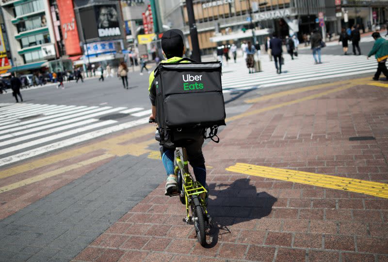 bicycle uber eats pay