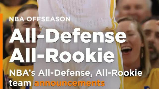 Draymond Green, Joel Embiid headline NBA's All-Defensive, All-Rookie team announcements