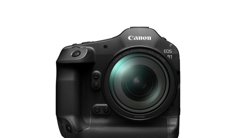 Canon's EOS R1 camera.