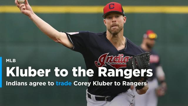 Cleveland Indians agree to trade Corey Kluber to Rangers