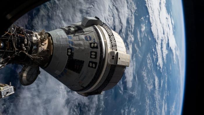 Starliner docked to the ISS
