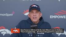 Sean Payton discusses Broncos' three-way QB competition at 2024 OTAs
