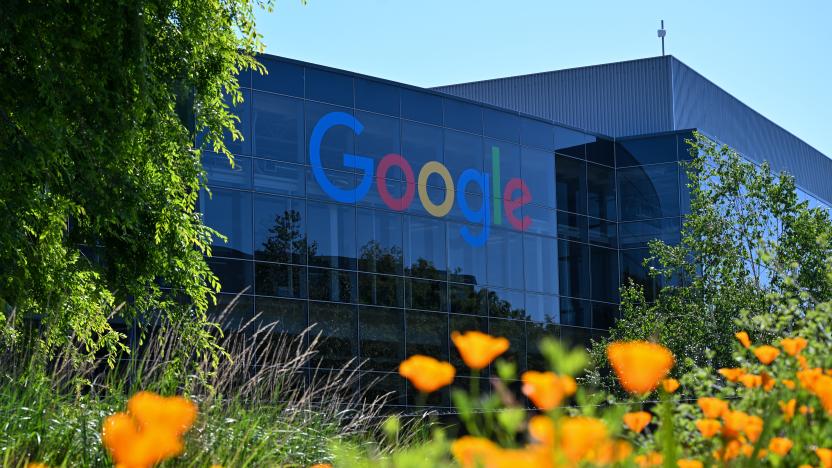 MOUNTAIN VIEW, CA - MAY 15: Google Headquarters is seen in Mountain View, California, United States on May 15, 2023. (Photo by Tayfun Coskun/Anadolu Agency via Getty Images)