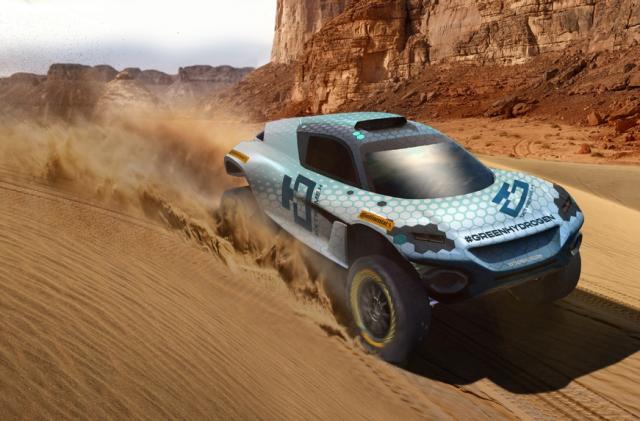 A render of the car that will be used in the Extreme H off-road racing series.