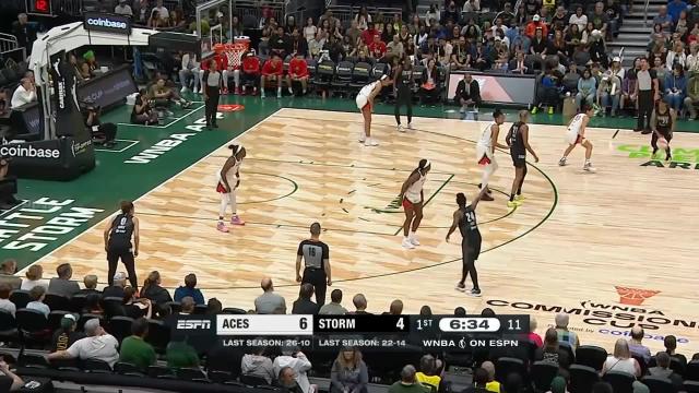 Yvonne Turner with a 2-pointer vs. Las Vegas Aces