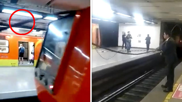 CDMX: Más fallas en el Metro, cae cable en estación Salto del Agua de la Línea 8