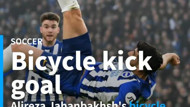 Alireza Jahanbakhsh's bicycle kick goal ties Chelsea