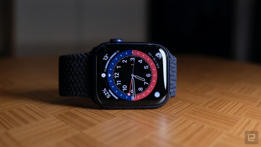 Apple Watch Series 6 with GMT face and Braided Solo Loop