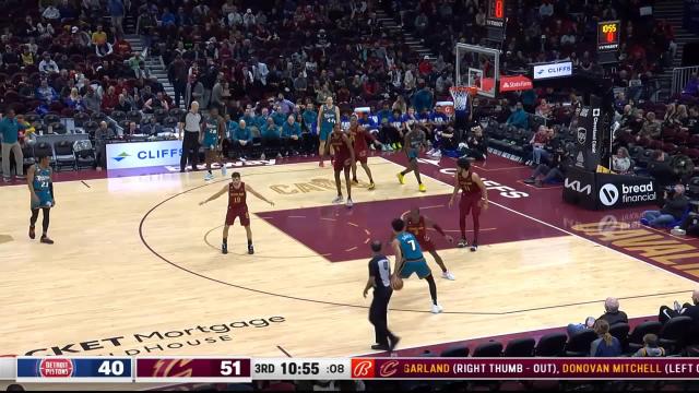 Jalen Duren with a dunk vs the Cleveland Cavaliers