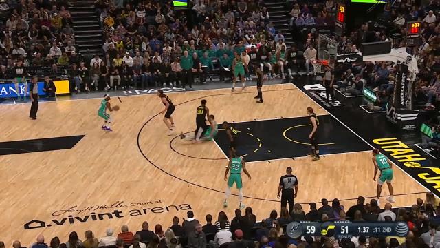 Devonte' Graham with a deep 3 vs the Utah Jazz