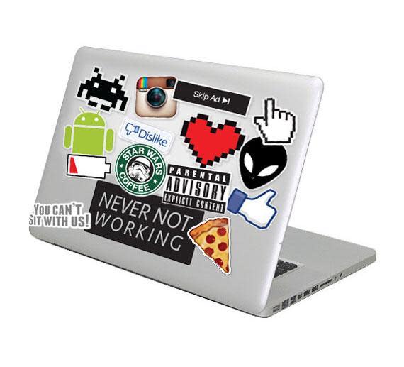 Stickers on Your Laptop: The Status Symbol of Choice on College Campuses