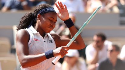 Getty Images - PARIS, FRANCE - JUNE 06: Coco Gauff of United States looks dejected against Iga Swiatek of Poland during the Women's Singles Semi-Final match on Day 12 at Roland Garros on June 06, 2024 in Paris, France. (Photo by Dan Istitene/Getty Images)