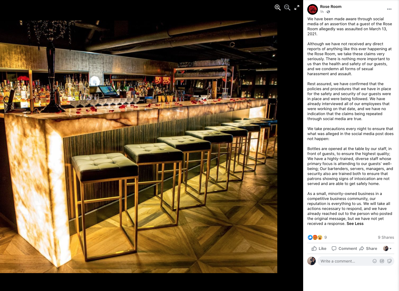Social media allegations of female patrons drugged at Birmingham picture