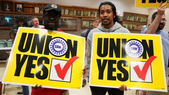 Volkswagen-UAW vote a major moment for US labor unions