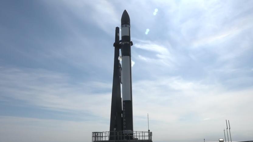 A previously launched Electron rocket.