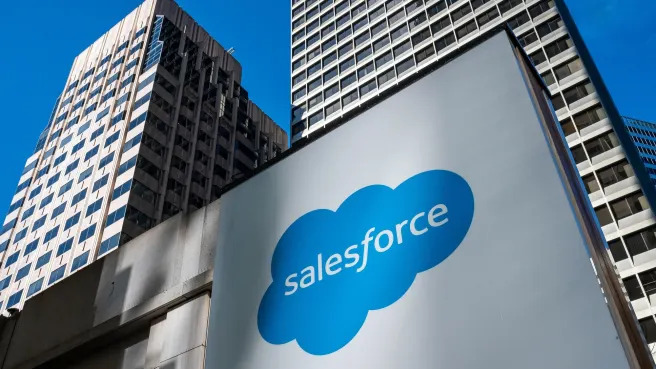 Salesforce drops on first-ever single digit sales growth outlook