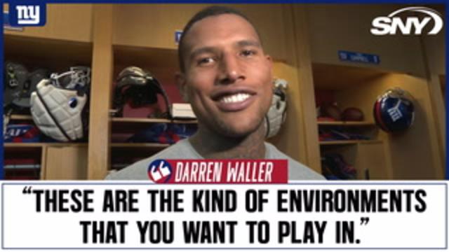 Darren Waller 'honored' to step into Giants-Cowboys rivalry