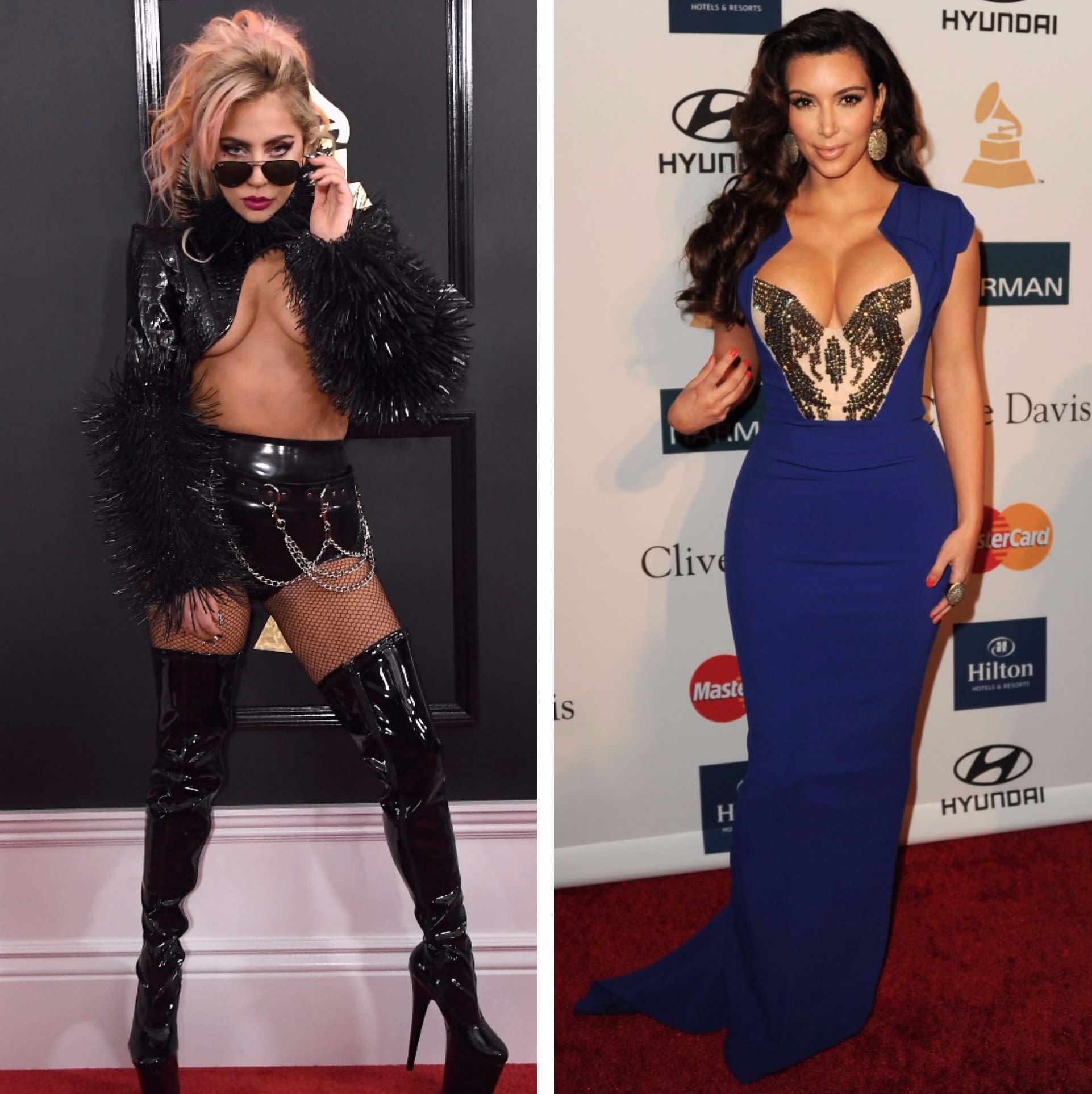 Scandalous Grammys Red Carpet Fashion