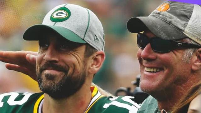 Brett Favre thinks that Aaron Rodgers will finish his career elsewhere