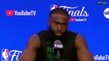 Jaylen Brown reflects on time playing with Kyrie Irving