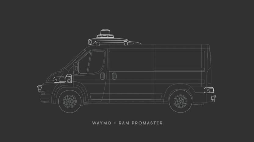 Waymo / FCA Ram ProMaster van design