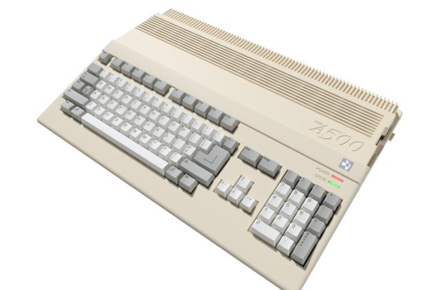 The Retro Games THEA500 Mini, a mini version of the Amiga 500.