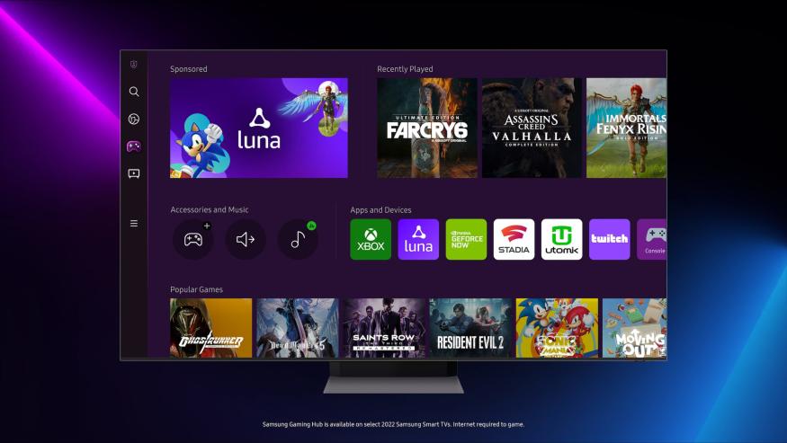 Luna launches on Samsung Smart TV