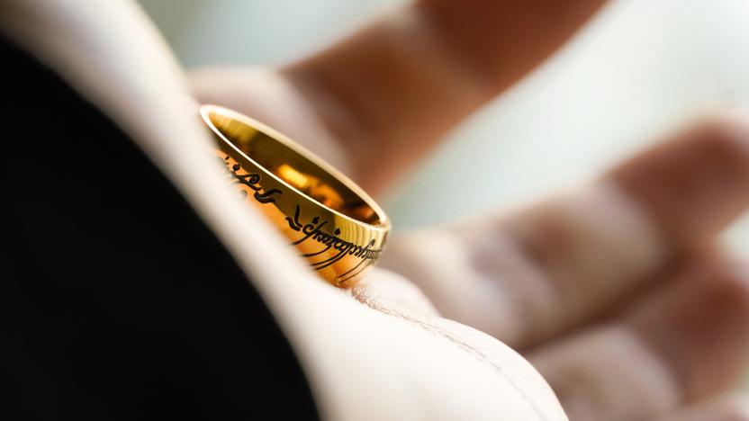 The One Ring from 'Lord of the Rings'