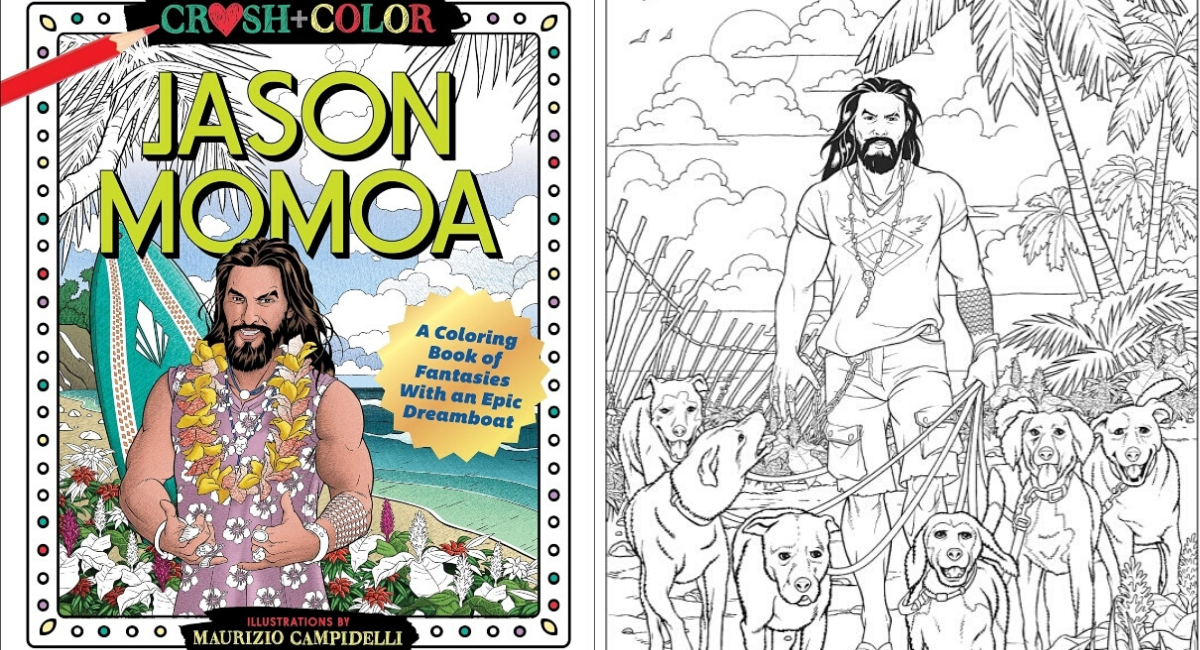 You Know You Want the Jason Momoa Coloring Book. You Need ...