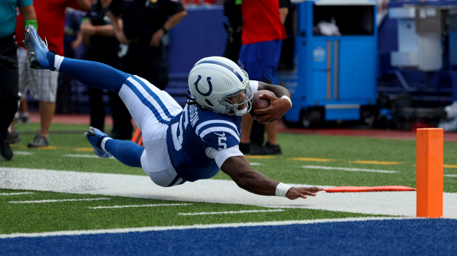 Colts rookie QB Anthony Richardson throws bad INT on his first