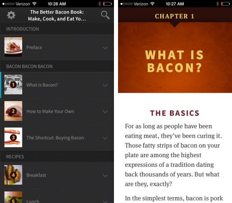 Cook better bacon with the Better Bacon Book for iOS