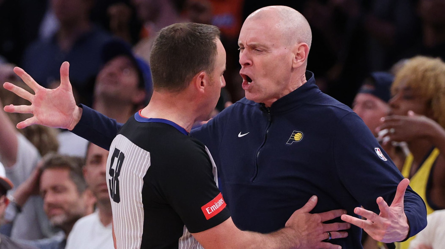 Yahoo Sports - Indiana's head coach refused to blame the officiating following Game 1, then looked at the high road two days later and went a step away from