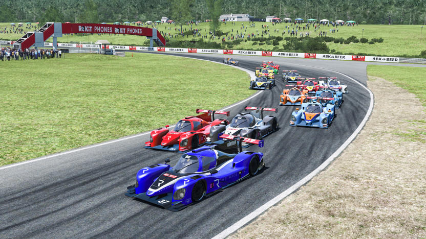 Racing in Torque Esports' The Race All-Star Series