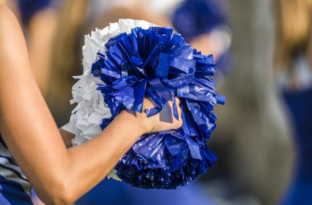 Cheerleader pom poms